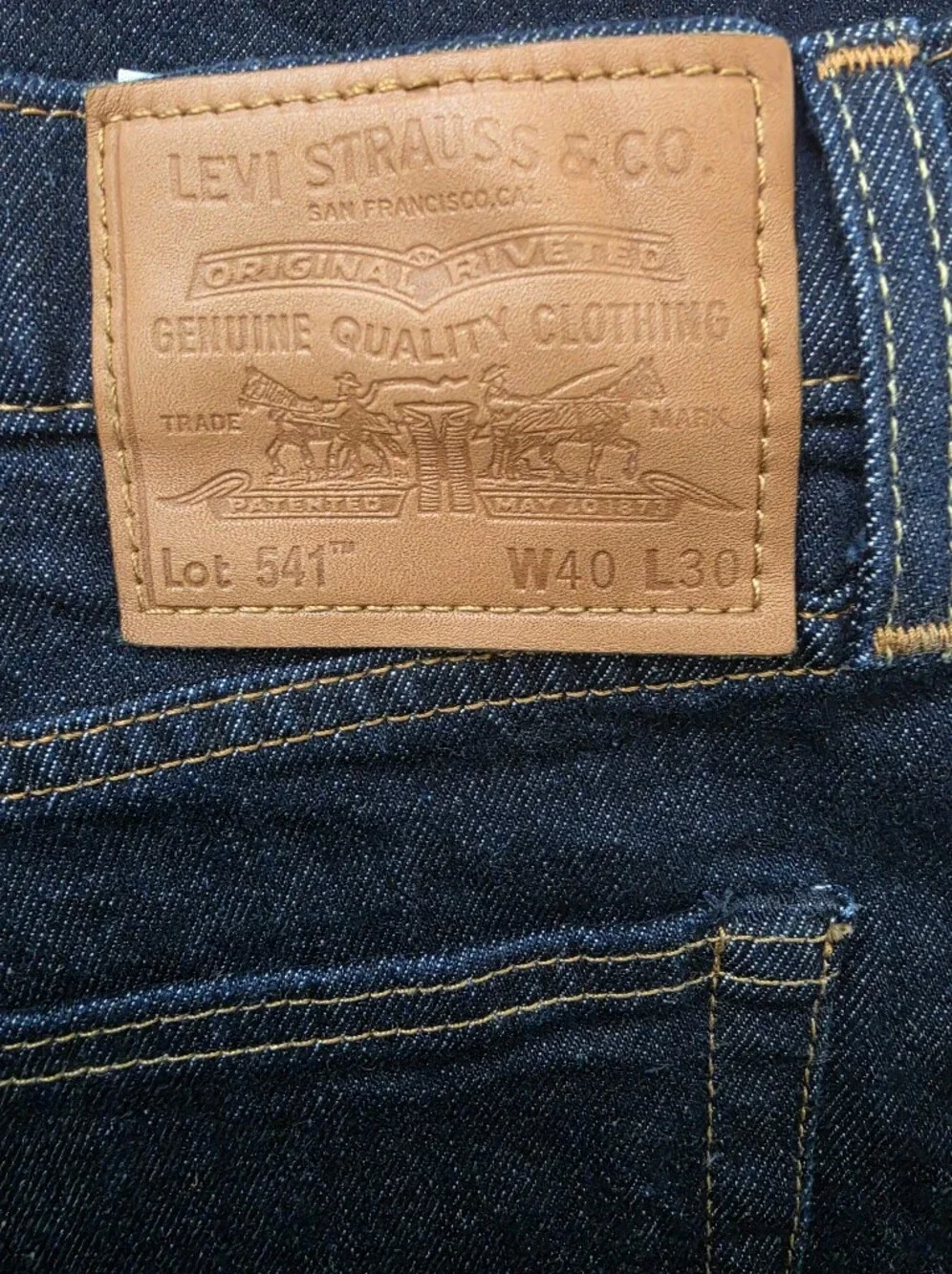 Levi's 541 Men's Dark Blue Straight Jeans